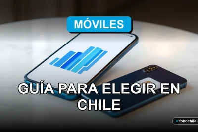 Comparativa de planes de telefonía móvil en Chile para el año 2026 sobre un fondo moderno.