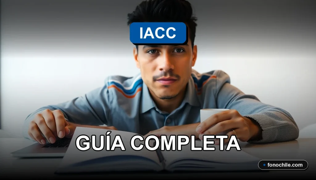Estudiante revisando las nuevas mallas curriculares de IACC 2026 en su laptop, mostrando gráficos de colores.