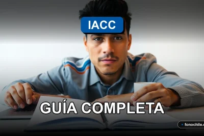 Estudiante revisando las nuevas mallas curriculares de IACC 2026 en su laptop, mostrando gráficos de colores.