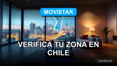 Mapa de Cobertura Movistar 2026 en Chile mostrando una casa moderna con excelente señal.