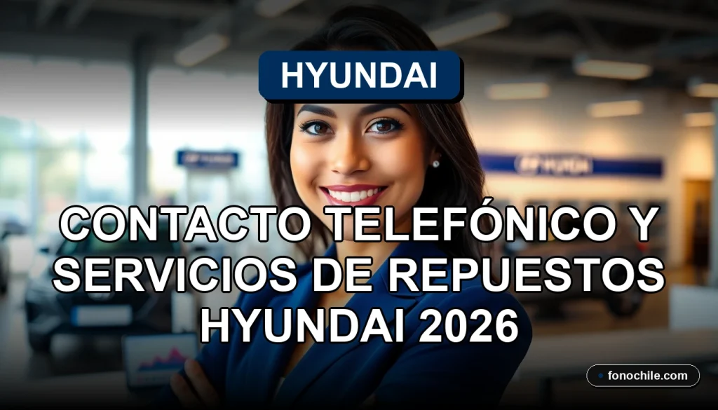 María Soto, una profesional hispana de servicio al cliente de repuestos Hyundai, sonriendo en un entorno de concesionario moderno.