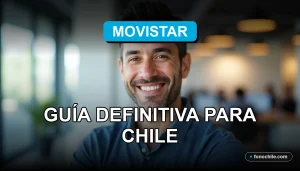 Hombre hispano sonriendo con confianza en un entorno moderno, representando la mejor cobertura de red móvil en Chile para 2026.