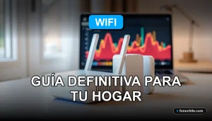 Guía para mejorar la señal de WiFi en el hogar con un router moderno y repetidor en Chile.