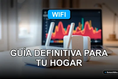 Guía para mejorar la señal de WiFi en el hogar con un router moderno y repetidor en Chile.