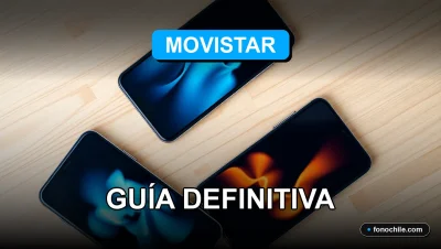 Comparativa visual de smartphones modernos con gráficos abstractos en pantalla, sobre un escritorio minimalista.