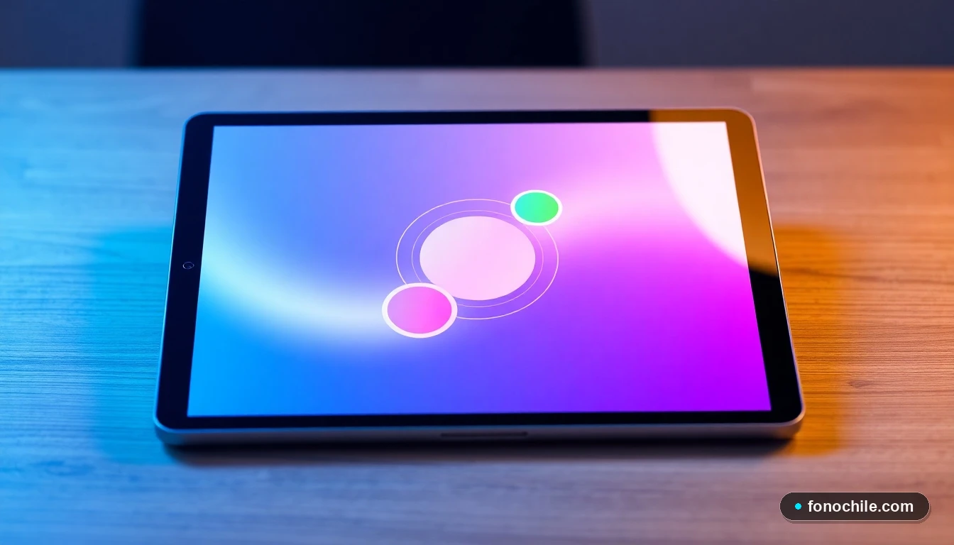 Representación visual abstracta de una cuenta principal de streaming con tres perfiles secundarios conectados, sobre un fondo de gráficos de datos coloridos.