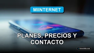 Planes de internet prepago 2026 con gráficos de datos abstractos en pantalla de smartphone
