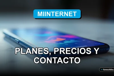 Planes de internet prepago 2026 con gráficos de datos abstractos en pantalla de smartphone