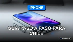 Guía para activar el Modo Recuperación en un iPhone 2026 sobre un escritorio moderno en Chile.
