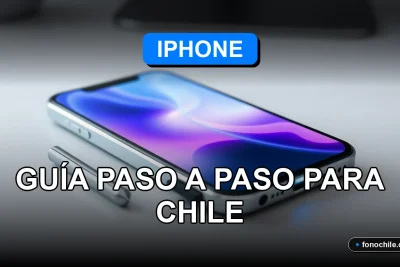 Guía para activar el Modo Recuperación en un iPhone 2026 sobre un escritorio moderno en Chile.