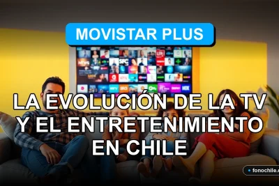 Una familia chilena disfruta de la evolución de la televisión y el entretenimiento en streaming en su hogar con Movistar Plus 2026.