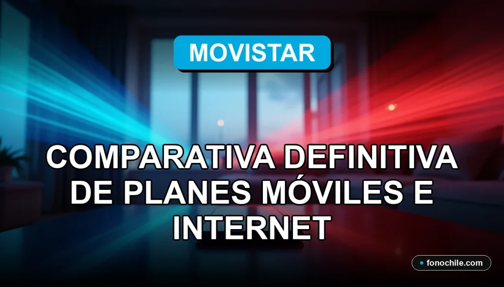 Comparativa de planes móviles e internet de Movistar y Claro en 2026 mostrando velocidad y cobertura.