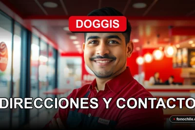 Nuevos locales de la cadena de comida rápida Doggis en Chile, con información de direcciones y contacto para el año 2026.
