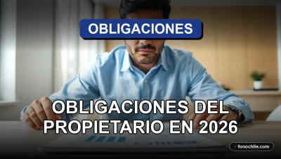 Un hombre hispano consulta un documento legal sobre obligaciones del propietario en una oficina moderna.