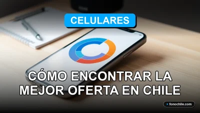 Ofertas de celulares 2026 en Chile, comparativa de precios y planes en pantalla con gráficos abstractos.