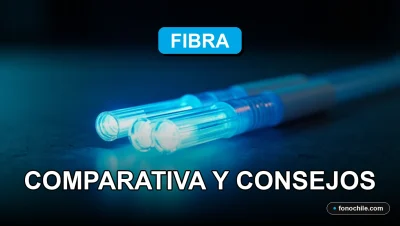 Comparativa de ofertas de fibra óptica para el hogar en 2026 sobre un fondo moderno y tecnológico.
