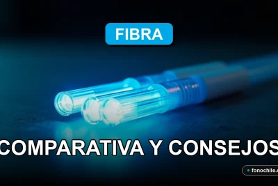Comparativa de ofertas de fibra óptica para el hogar en 2026 sobre un fondo moderno y tecnológico.