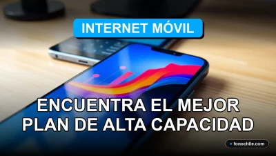 Ofertas de Internet Móvil 2026 - Plan de alta capacidad con gráficos de datos en pantalla