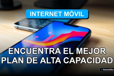 Ofertas de Internet Móvil 2026 - Plan de alta capacidad con gráficos de datos en pantalla