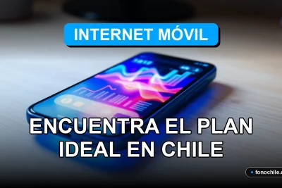 Plan de internet móvil con gráficos de datos en una pantalla de teléfono inteligente moderno.