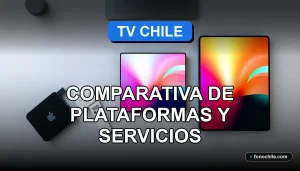 Comparativa de servicios de televisión por streaming y cable en Chile para el año 2026.