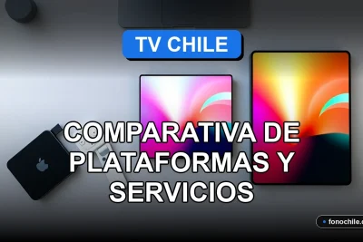 Comparativa de servicios de televisión por streaming y cable en Chile para el año 2026.