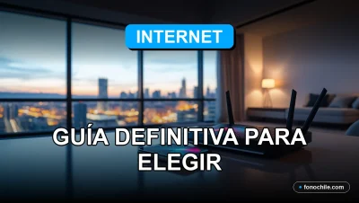 Una guía comparativa de fibra óptica y 5G para elegir el mejor operador de internet en Chile para el año 2026.