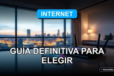 Una guía comparativa de fibra óptica y 5G para elegir el mejor operador de internet en Chile para el año 2026.