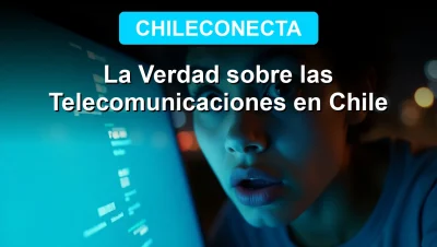 Usuario chileno reacciona con sorpresa frente a pantalla con datos de telecomunicaciones 2026