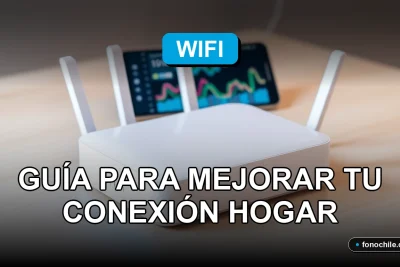 Optimización de conexión wifi en el hogar con router moderno y señal fuerte en Chile