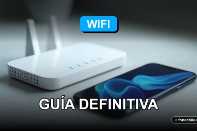 Optimización de red WiFi en el hogar moderno con gráficos de datos abstractos en pantallas