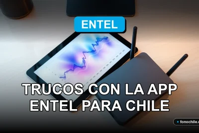 Aplicación Entel para optimizar la señal de wifi en el hogar, mostrando gráficos de rendimiento en una tablet.