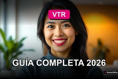 Una mujer latina sonriendo con confianza, representando el servicio al cliente de VTR para el pago de boletas.
