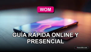 Teléfono inteligente moderno mostrando gráficos abstractos de colores, reposando sobre una mesa de madera clara junto a una tarjeta SIM, representando el pago de boleta online.
