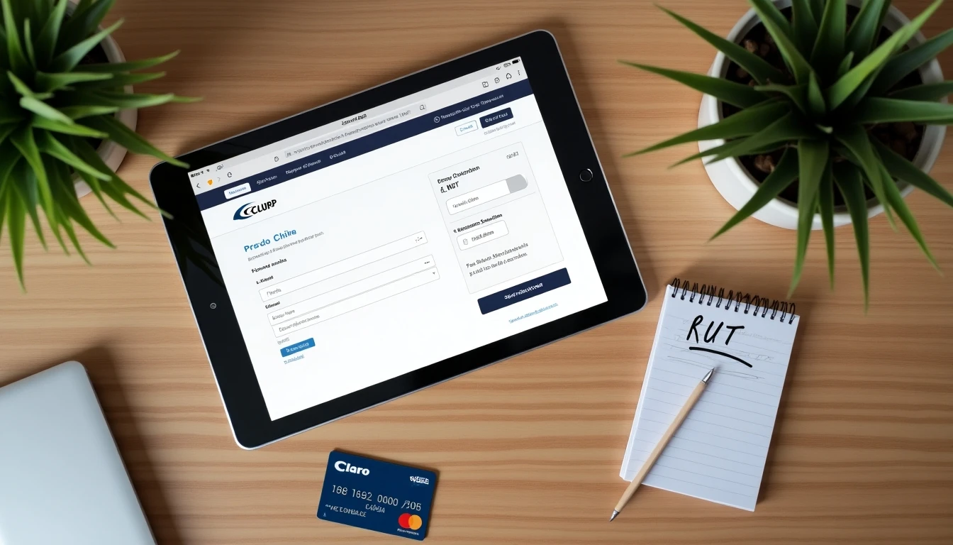 Guía visual para pagar cuenta Claro online usando RUT y tarjeta en 2026