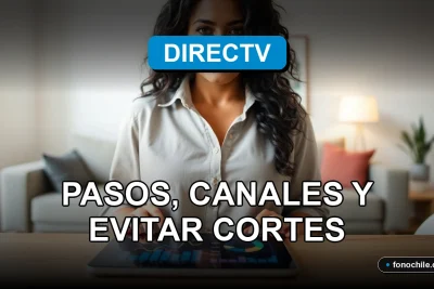 Cliente revisando su estado de cuenta y opciones de pago de DIRECTV en una tablet, evitando cortes del servicio.
