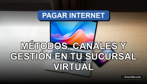 Una laptop moderna y un smartphone mostrando gráficos abstractos de colores, sobre un escritorio de madera clara, representando la gestión de pagos en línea.