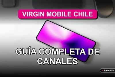 Una guía visual sobre los canales para pagar tu boleta de Virgin Mobile en Chile.