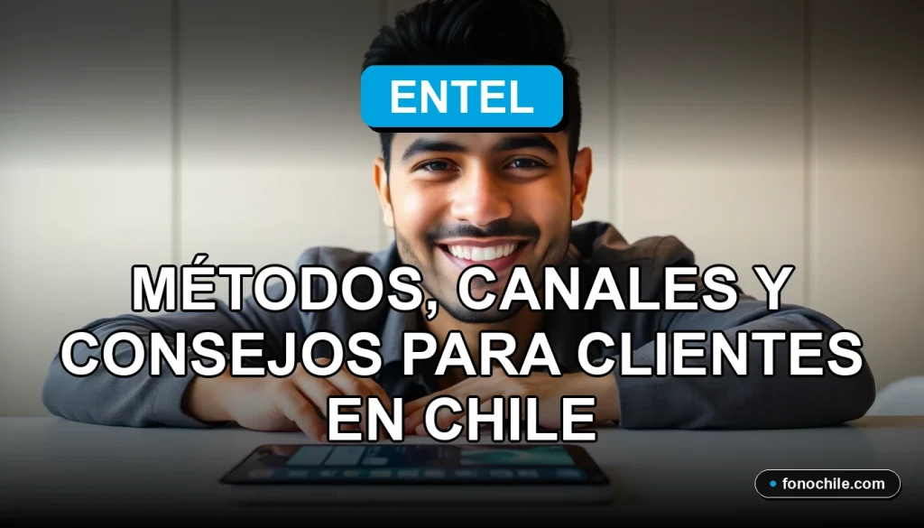 Cliente de Entel revisando opciones de pago para su factura en Chile.