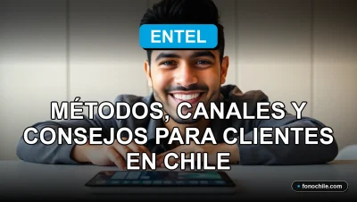 Cliente de Entel revisando opciones de pago para su factura en Chile.