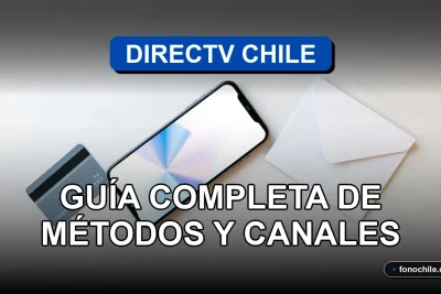 Una guía visual sobre los métodos de pago disponibles para DIRECTV Chile en 2026, mostrando opciones digitales y físicas.