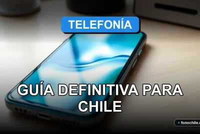 Guía de pagos seguros en telefonía móvil para Chile 2026 mostrando un smartphone con gráficos abstractos en pantalla.