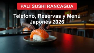 Pali Sushi Rancagua - Restaurante de sushi japonés con reservas y menú 2026