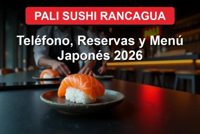 Pali Sushi Rancagua - Restaurante de sushi japonés con reservas y menú 2026
