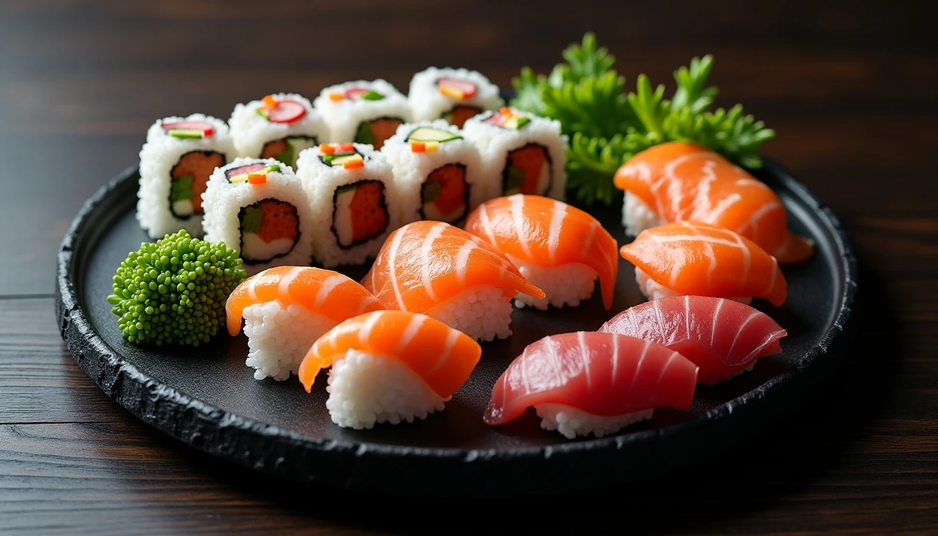 Sushi fresco y variado de Pali Sushi Rancagua, plato principal japonés