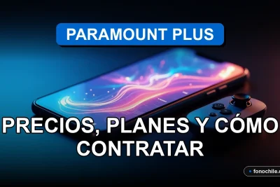 Un teléfono inteligente moderno descansa sobre una mesa, mostrando gráficos abstractos de colores en su pantalla, junto a un control remoto, sobre un fondo minimalista azul.