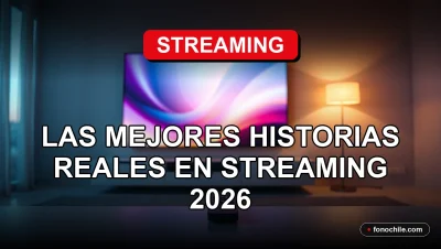 Portada de artículo sobre las mejores películas basadas en hechos reales disponibles en plataformas de streaming en 2026.