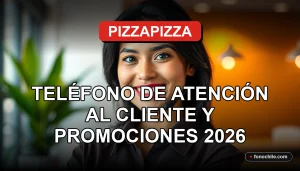 PizzaPizza customer service representative smiling confidently in a modern office setting.