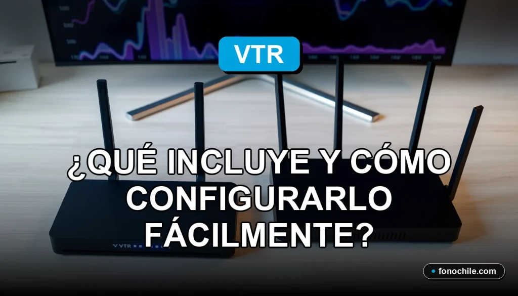 Plan VTR 2026, configuración fácil de servicios de internet y TV en el hogar.