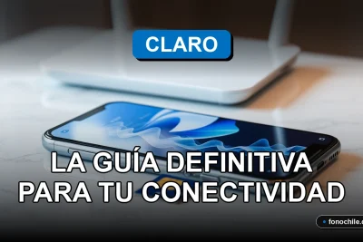 Guía de planes de internet y telefonía móvil Claro 2026 sobre una mesa de trabajo moderna.